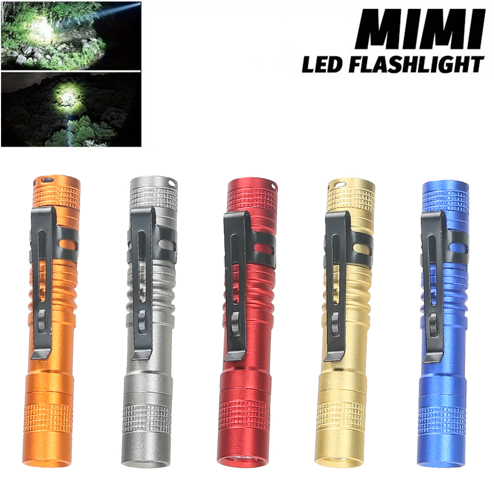 Outdoor Camping Glamping - ミニポータブル LED ペンライト クリップ付き 超高輝度 高ルーメン