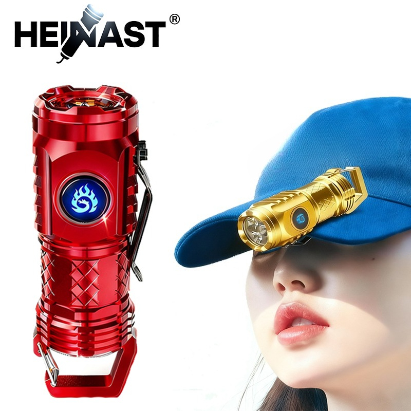 Battery Outdoor Camping - 高強力パワー LED 懐中電灯 内蔵バッテリー Type-C 充電式