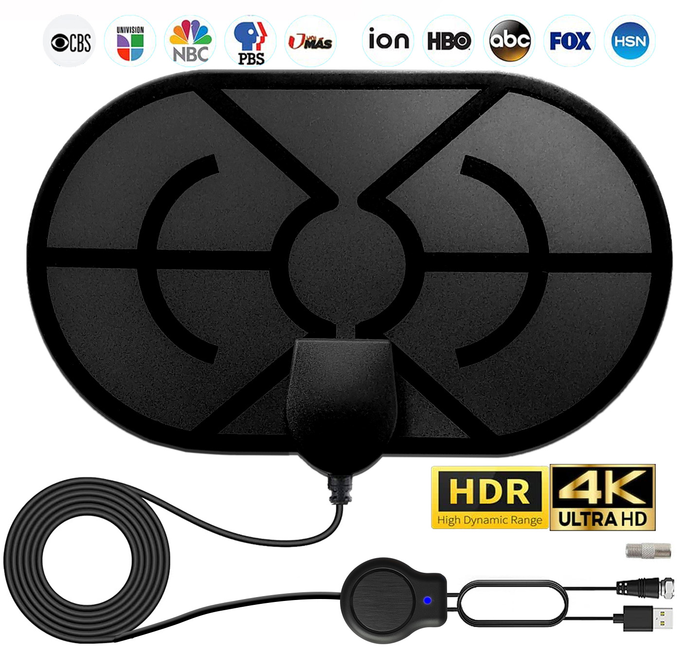 Outdoor Camping Tv - 5000マイルHD 8K 4K 1080P対応 室内デジタルTVアンテナ 25DB