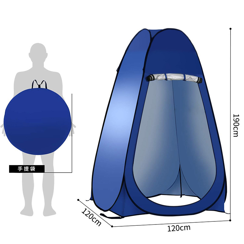 Outdoor Camping Toilet Tent - 自動ポップアッププライバシーテント屋外キャンプシャワー更衣室ポータブル防水シェルター釣りビーチ用