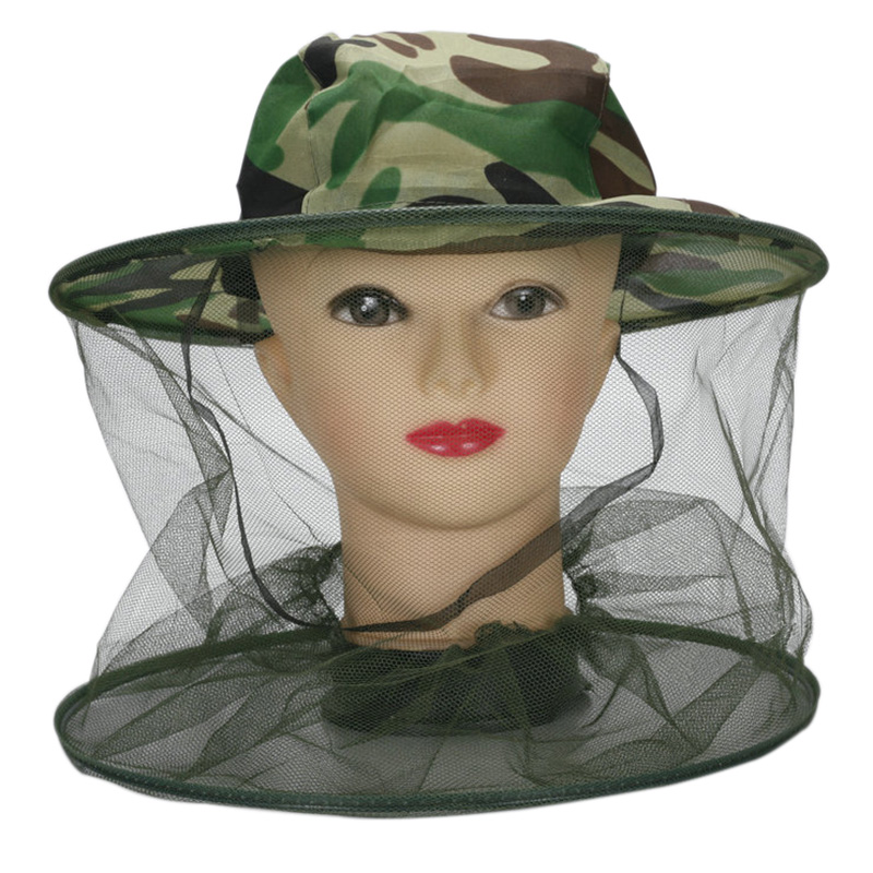 Outdoor Camping Mosquito Net - 抗蚊釣り帽子昆虫蚊帳メッシュフェイス通気性メッシュ釣り帽子ネット狩猟屋外キャンプ帽子卸売