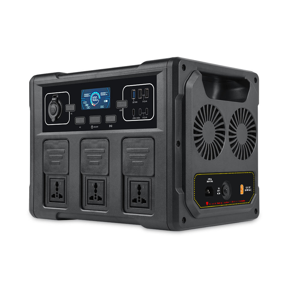 Battery Outdoor Camping - 1200Wポータブルソーラー発電機、LiFePO4バッテリーMPPT電源、キャンプ、車、屋外RV用緊急エネルギー貯蔵装置