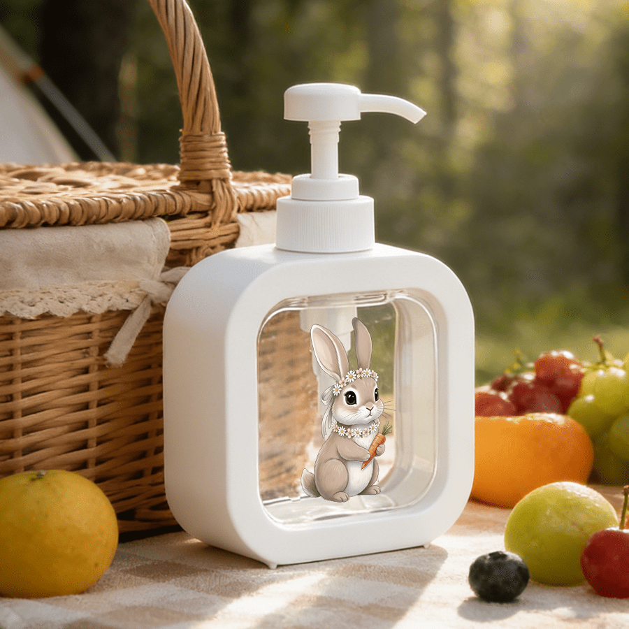 Outdoor Camping Kitchen With Sink - バニーキャロットソープディスペンサー多目的バスルームキッチンシンクアウトドアキャンプ用に最適石鹸ハンドサニタイザーシャワージェルに最適