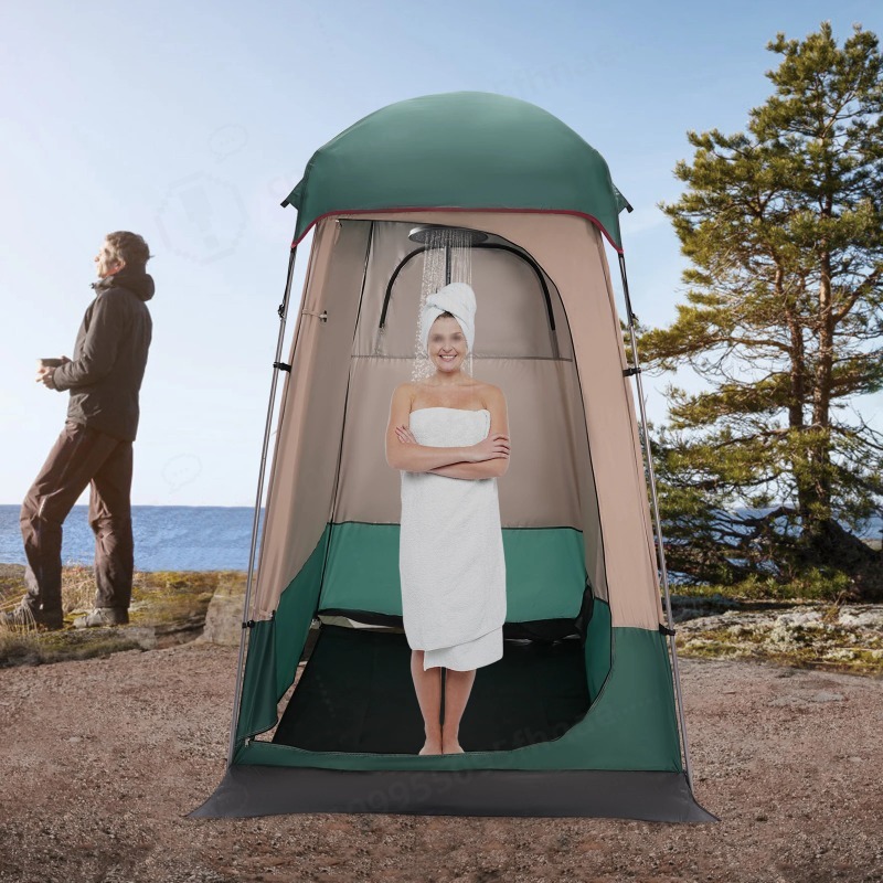 Outdoor Camping Toilet Tent - 屋外キャンプ用プライバシーシェルター、ハイキングシャワーテント、釣り、キャンプ、アウトドアプレイ用ポータブルトイレテント