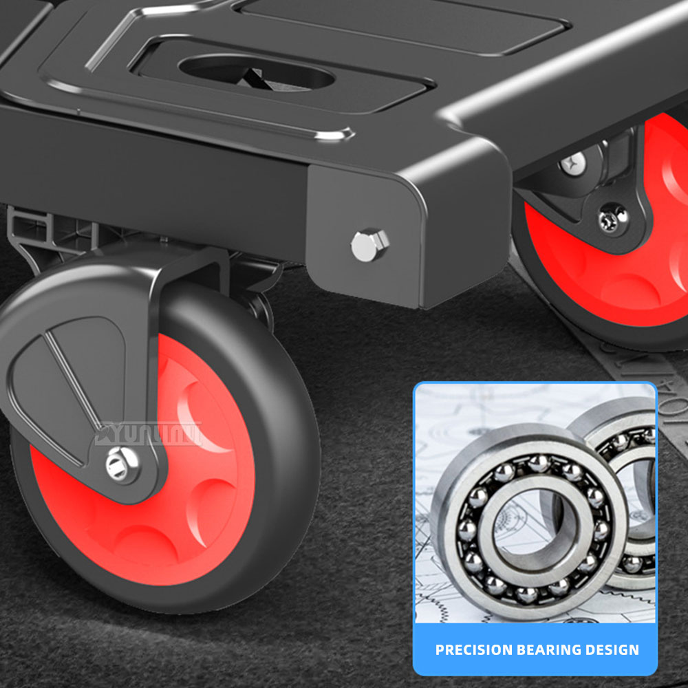 Outdoor Camping Trolley - 軽量キャンプ用トロリー、多機能アウトドアキャンプ用折りたたみカート、ショッピング用ポータブル折りたたみワゴン