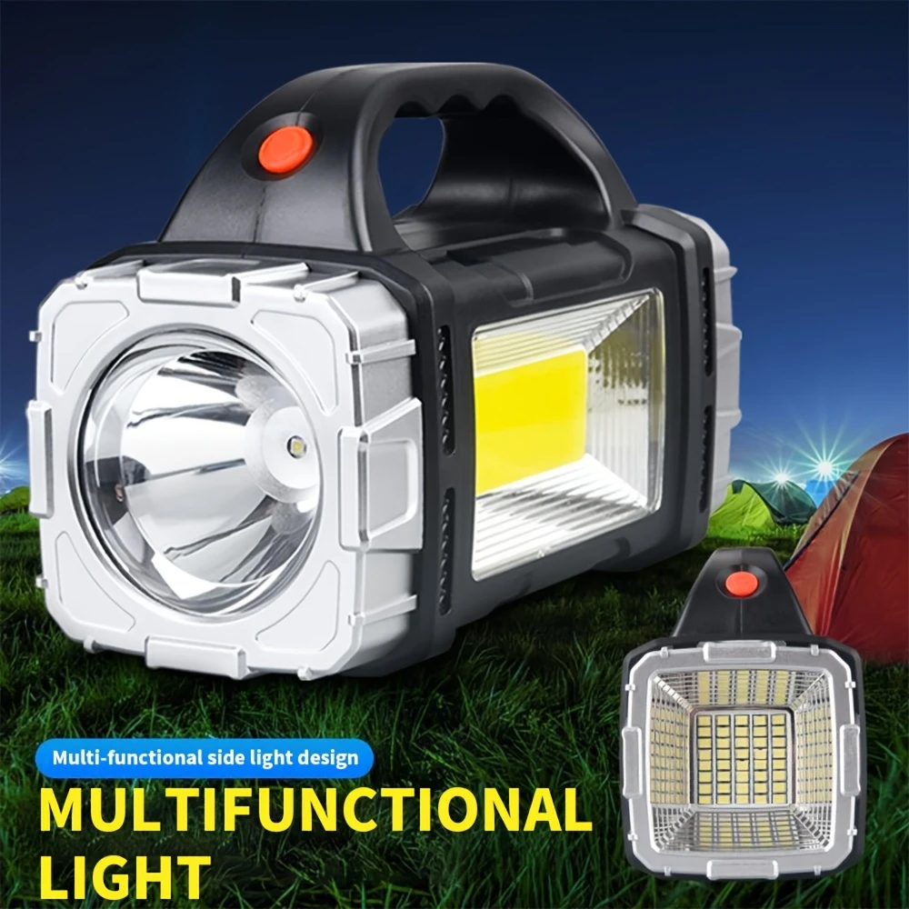 Outdoor Camping Lamp - ポータブル強力な USB 充電式懐中電灯ソーラー LED ライト COB