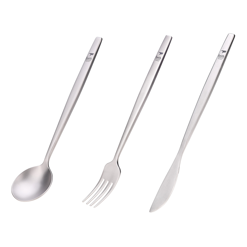 Outdoor Camping Dining Set - Keith-カップ,スプーン,フォーク,ナイフ,ストロー,キッチン食器用のトラベルカトラリーセット