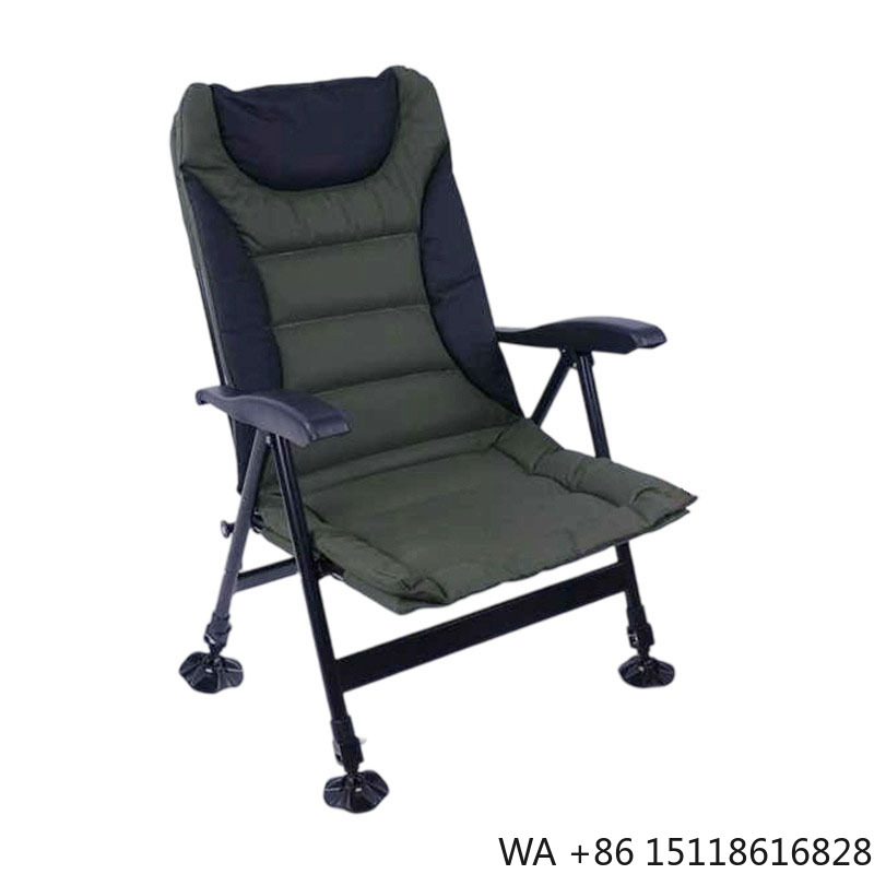Outdoor Camping Recliner - ポータブル折りたたみ式5段階調整可能58*38/88CMアウトドアチェア：キャンプ、釣り、ビーチアクティビティに最適な椅子