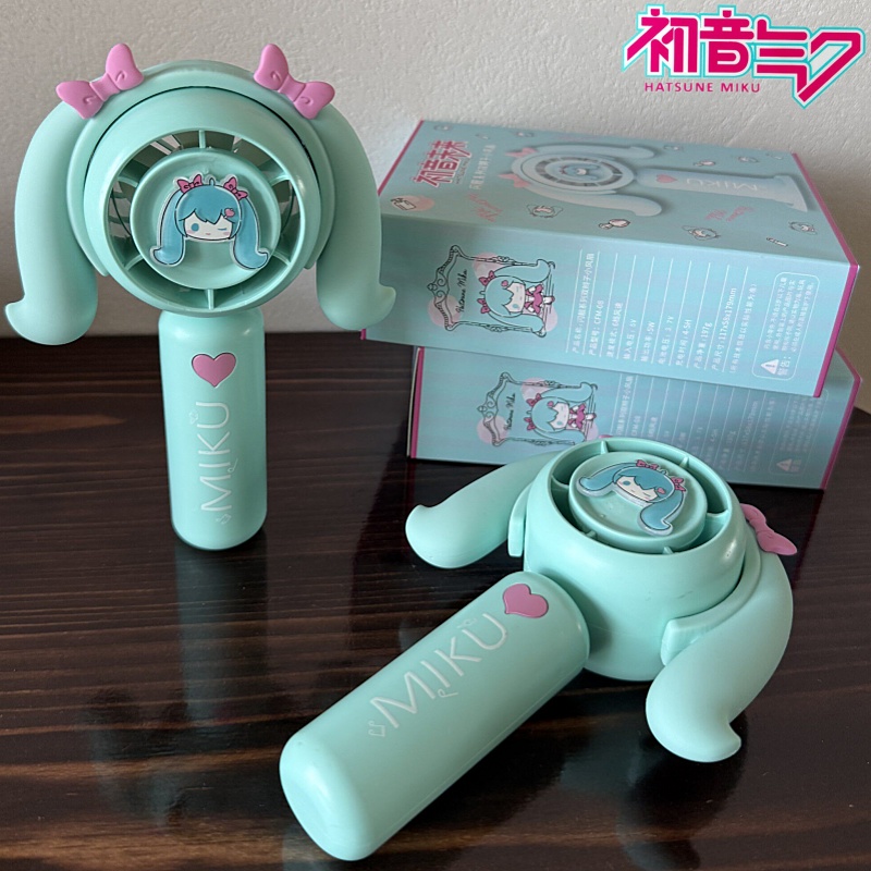 Outdoor Camping Tv - 初音ミクミニハンドヘルドファン冷却ファン家庭用オフィス旅行アウトドアやキャンプドロップシップ小型ファンギフトおもちゃ