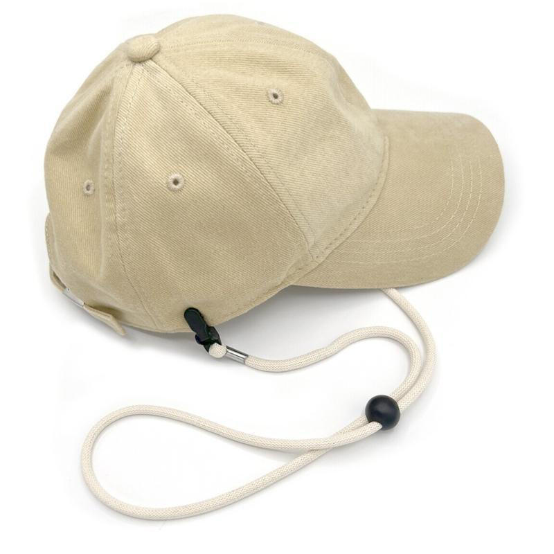Outdoor Camping Hat - アウトドアハット防風ストラップクリップ落下防止固定ストラップキャンプハイキング旅行風よけ帽子アクセサリー