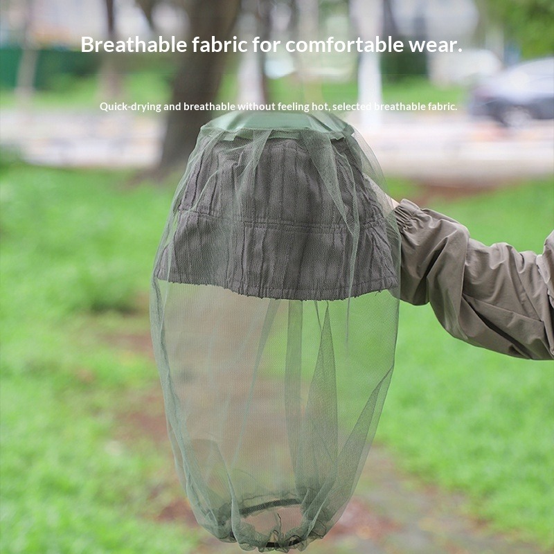 ホット販売格納式蚊帳帽子抗昆虫保護キャップ屋外キャンプ釣りア - Outdoor Camping Mosquito Net のレビューと価格