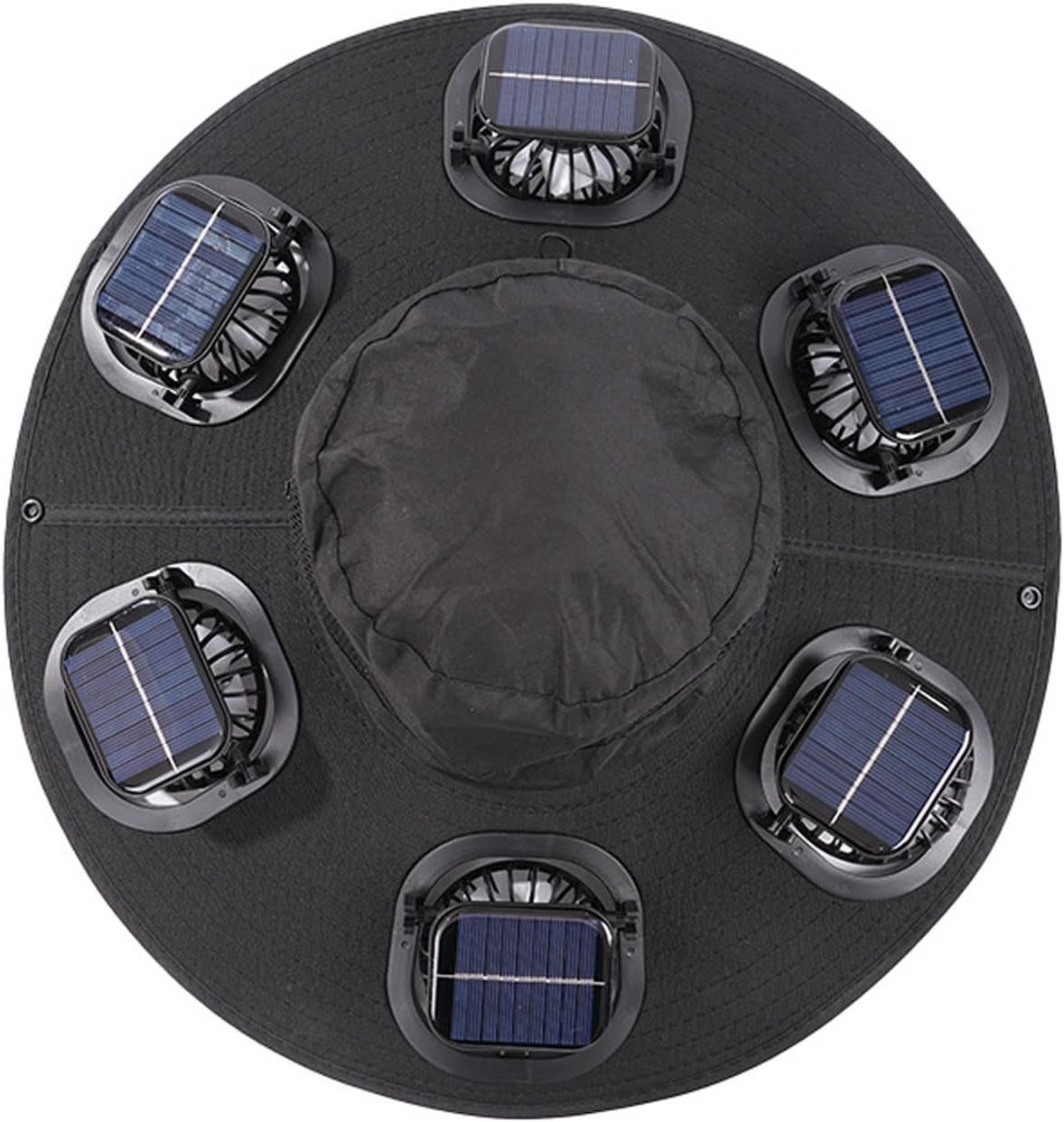 2026年ホットサマー6ファンバイザーキャップソーラーファン - Outdoor Camping Hat のレビューと価格