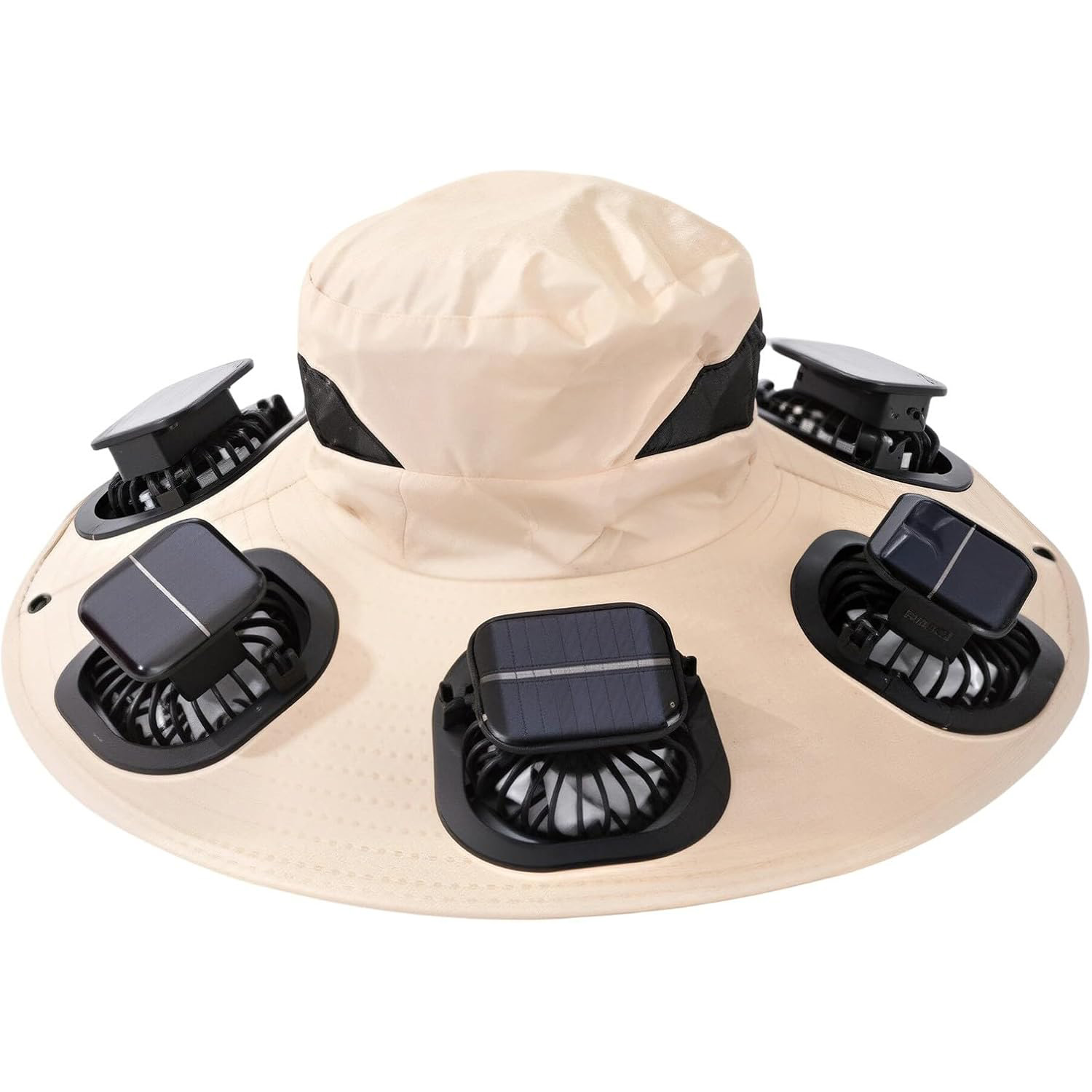 2026年ホットサマー6ファンバイザーキャップソーラーファン - Outdoor Camping Hat のレビューと価格