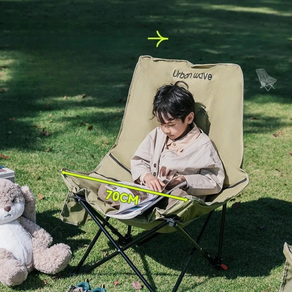 ハイバックポータブルムーン折りたたみ椅子 多機能アウトドアハ - Outdoor Camping Recliner のレビューと価格