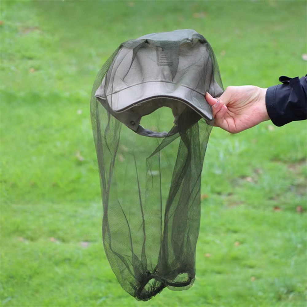 釣り用蚊よけ帽子、虫除けメッシュヘッドネット、フェイスプロテ - Outdoor Camping Mosquito Net のレビューと価格