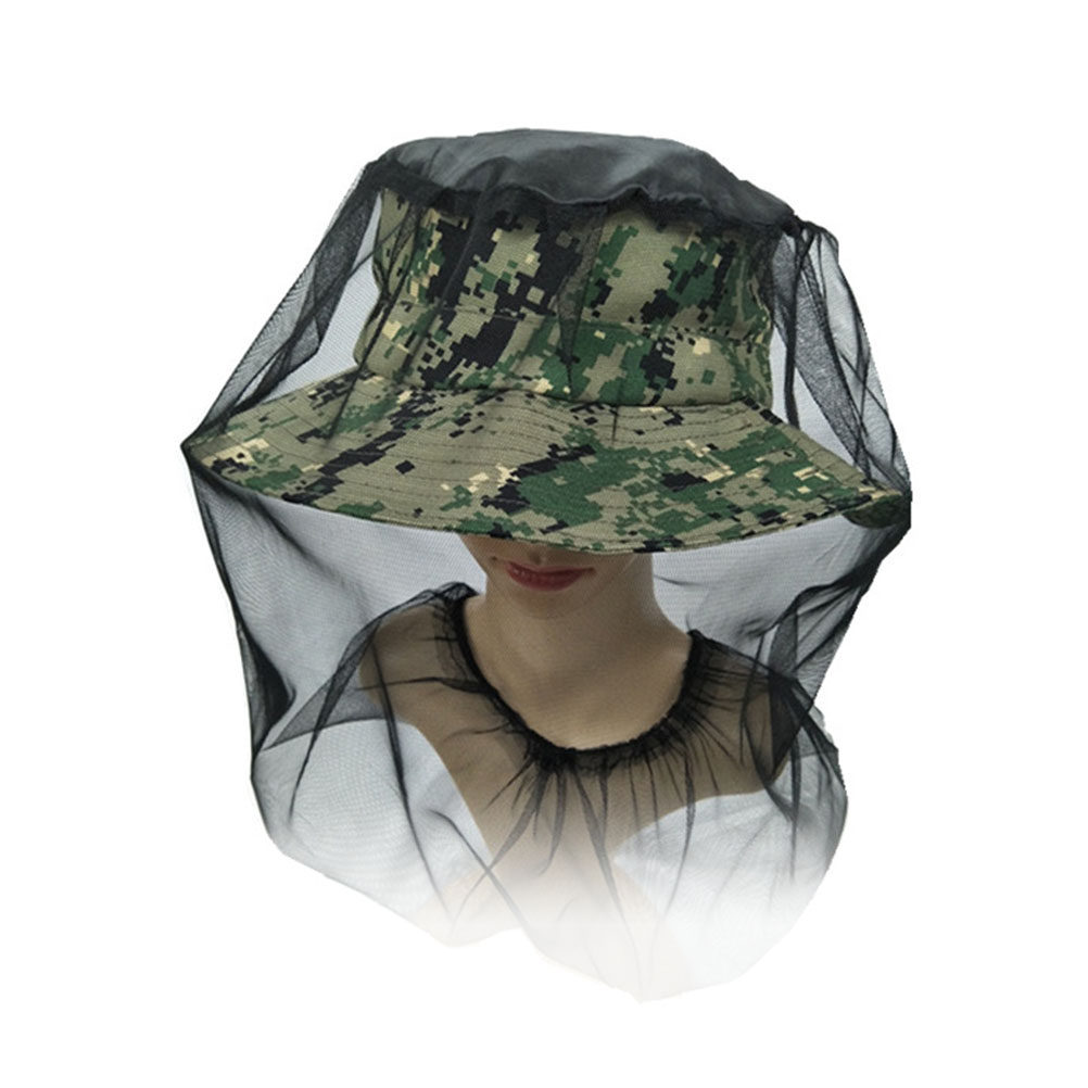 4 個の蚊よけヘッドネット軽量ポータブルフェイスメッシュネッ - Outdoor Camping Mosquito Net のレビューと価格