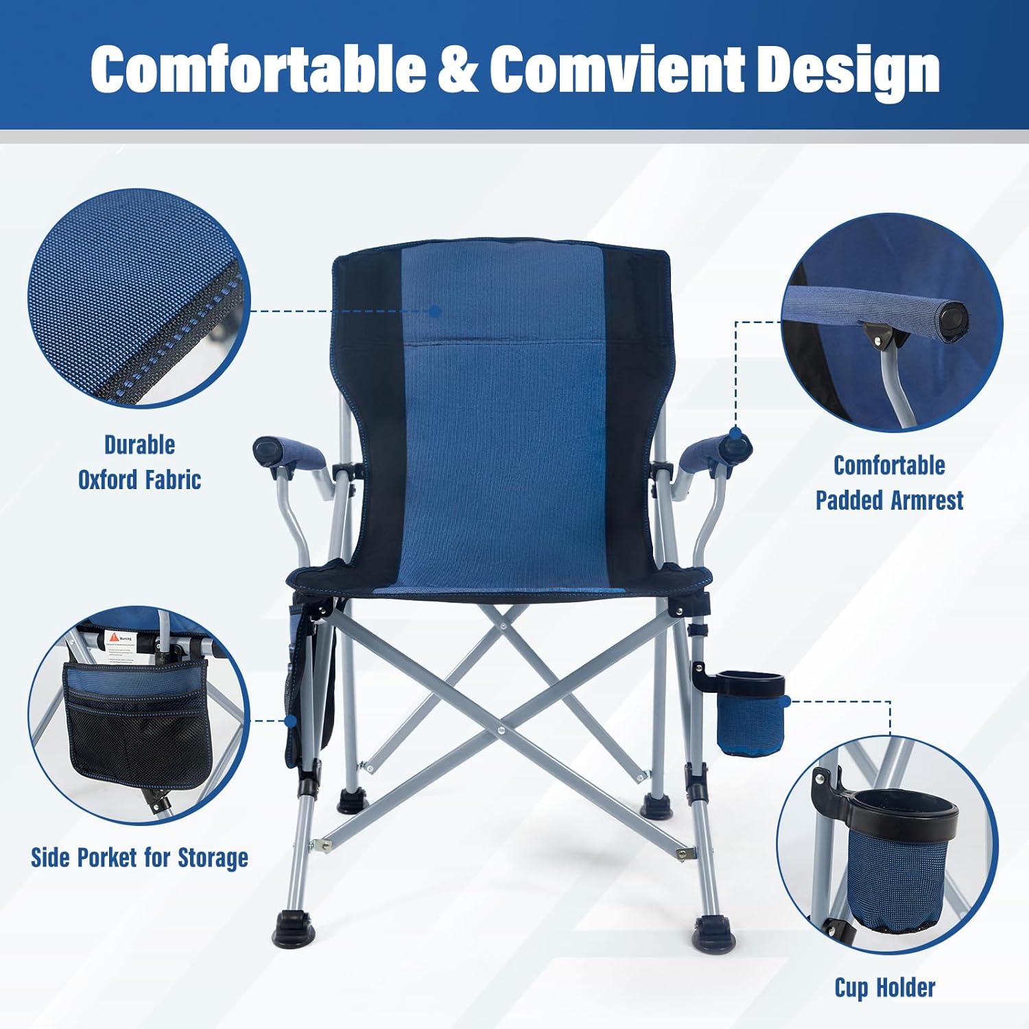 工場卸売 アウトドア ポータブル 折りたたみ式 キャンプチェ - Outdoor Camping Recliner のレビューと価格