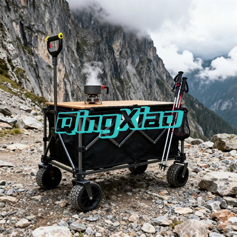 電動折りたたみ式キャンプワゴンカート、ポータブル屋外ピクニッ - Outdoor Camping Trolley のレビューと価格