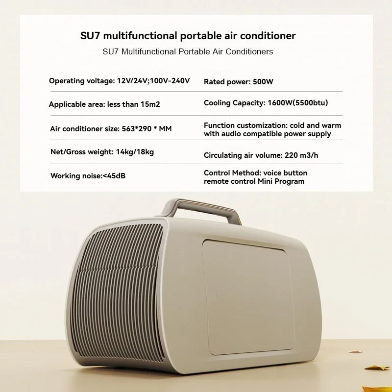 110V/220V ポータブルモバイルエアコン 屋外エアコン - Outdoor Camping Air Conditioner のレビューと価格