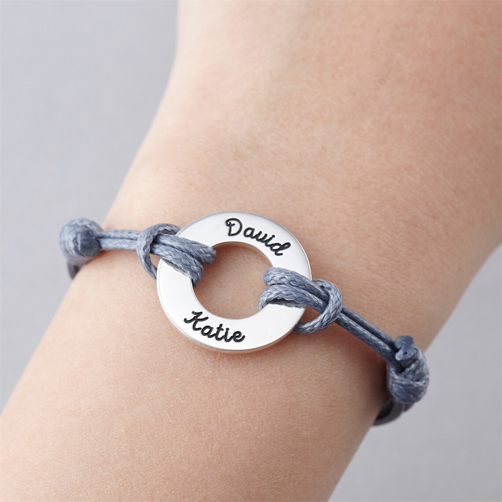 女性用のパーソナライズされたロープブレスレット,12色の調整 - Paracord Bracelet のレビューと価格