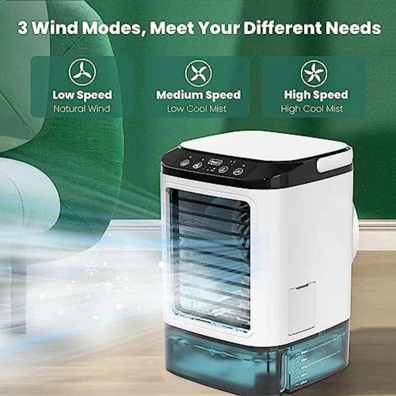 2025年最新 ポータブルミニエアコンファン 3段階風量調節 - Outdoor Camping Air Conditioner のレビューと価格