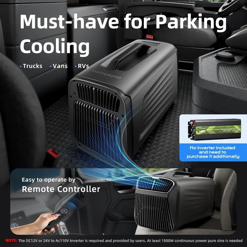 5200BTU ポータブルエアコン テント用 低電力500W - Outdoor Camping Air Conditioner のレビューと価格