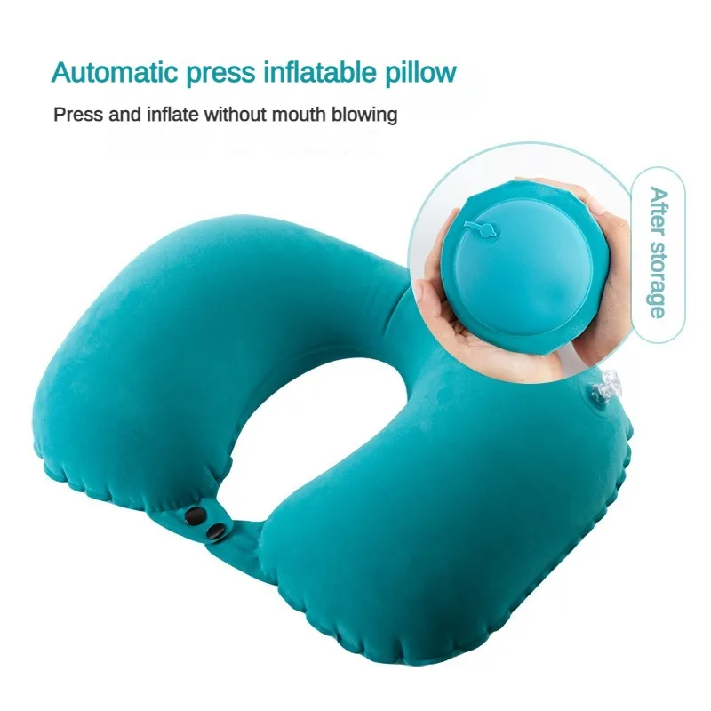 車用ポータブル首保護U字型圧縮インフレータブル枕、屋外昼寝、 - Camp Pillow Compressible のレビューと価格
