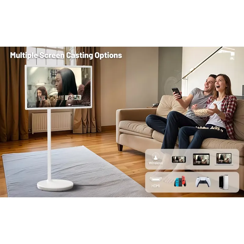 24インチ ポータブルモバイルテレビ スマートトラベル キャ - Outdoor Camping Tv のレビューと価格