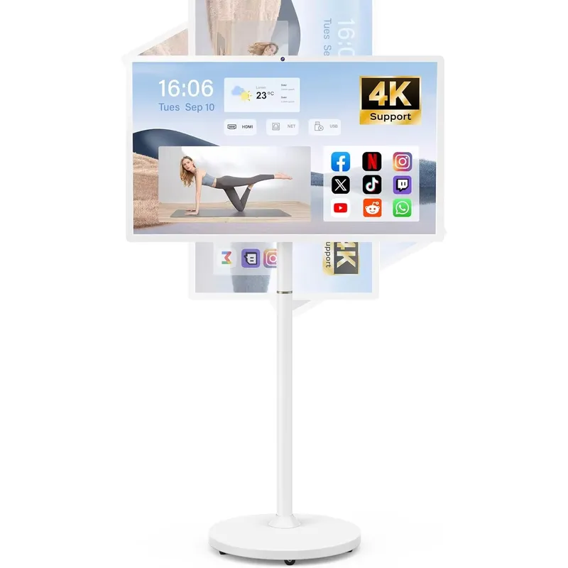 24インチ ポータブルモバイルテレビ スマートトラベル キャ - Outdoor Camping Tv のレビューと価格