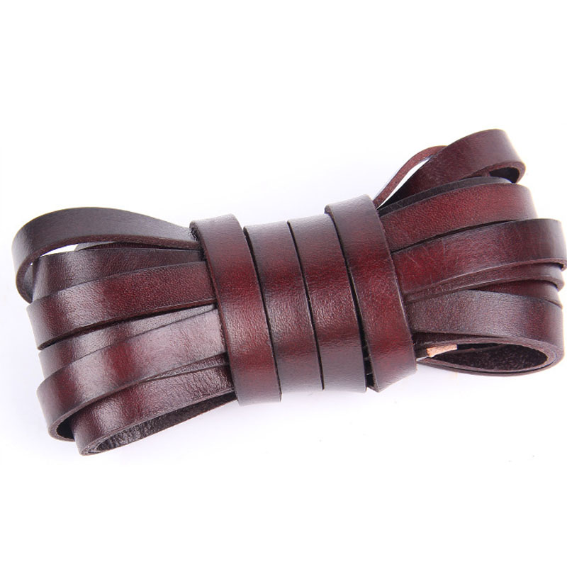 2 メートル 1-20 ミリメートルレトロ本革コードフラット - Paracord Bracelet のレビューと価格