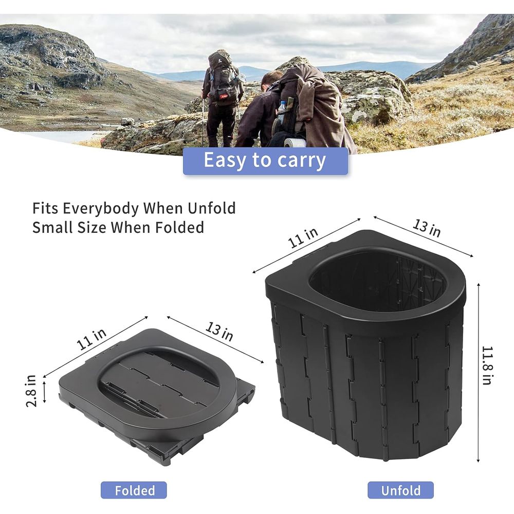 ポータブルトイレ キャンプ用トイレ 大人用 ポータブルトラベ - Outdoor Camping Toilet Tent のレビューと価格