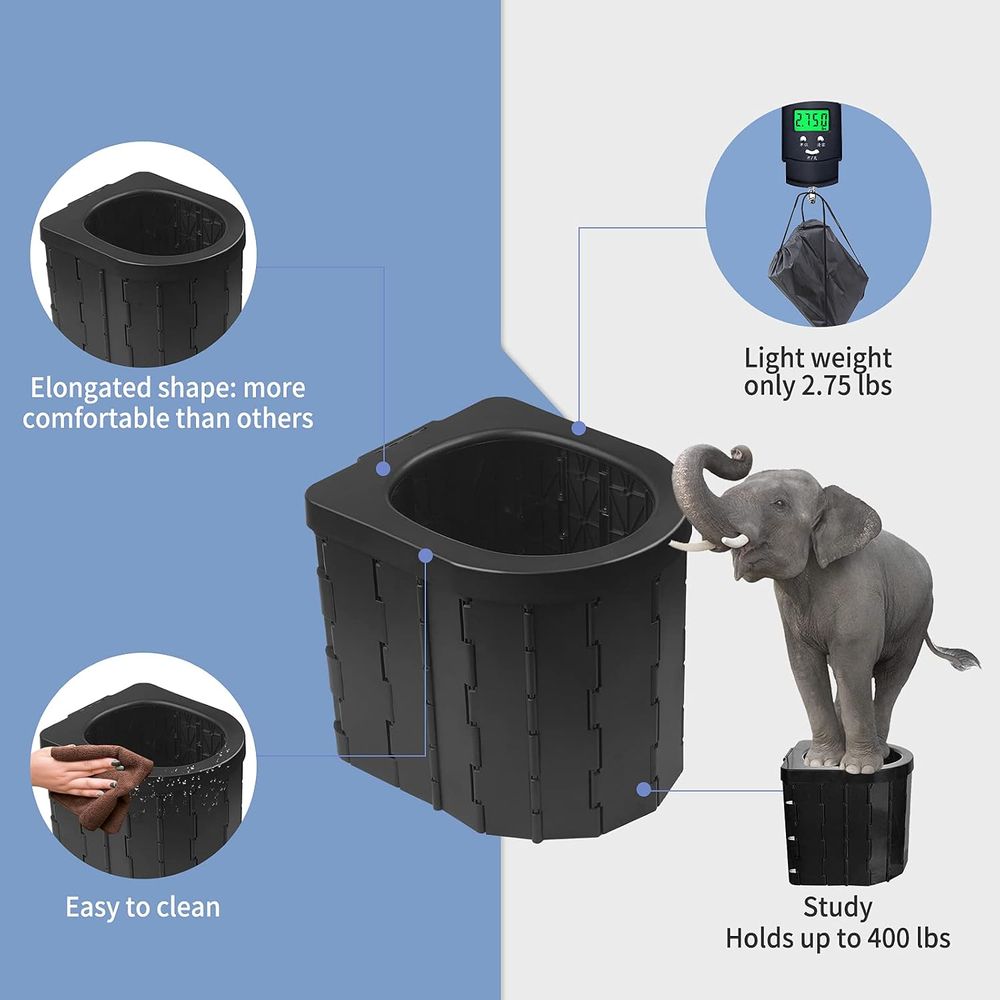 ポータブルトイレ キャンプ用トイレ 大人用 ポータブルトラベ - Outdoor Camping Toilet Tent のレビューと価格