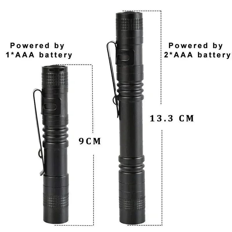 ペンクリップ付きポータブルミニLEDペン懐中電灯、ハンドヘル - Outdoor Camping Lamp のレビューと価格