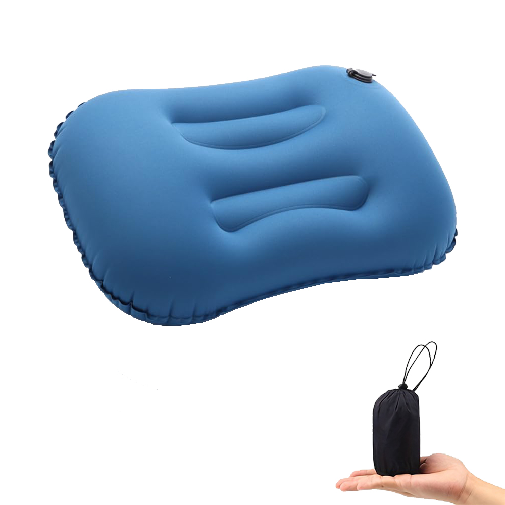 ポータブルインフレータブルキャンプ枕、コンプレッションキャン - Camp Pillow Compressible のレビューと価格