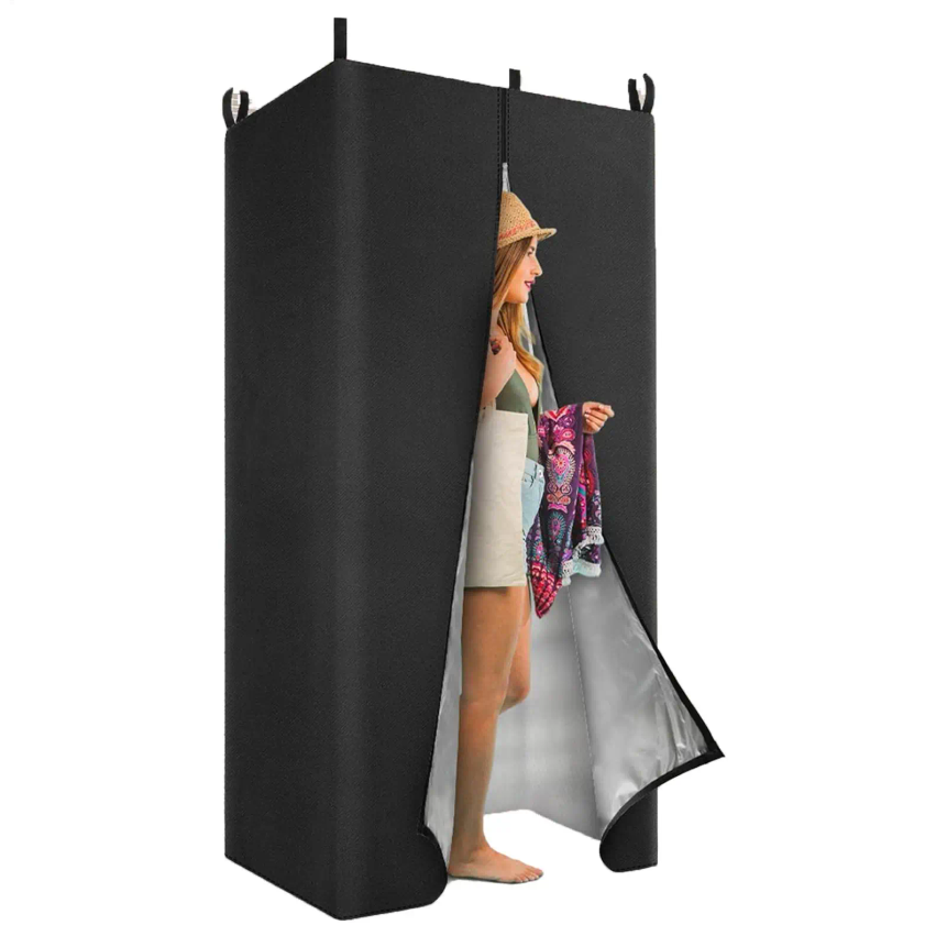 ポータブルプライバシーシャワーテント屋外防水更衣室シェルター - Outdoor Camping Toilet Tent のレビューと価格