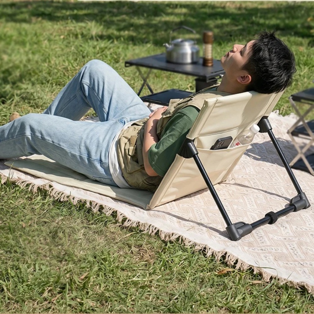 ビーチバケーション折りたたみ椅子公園遊び芝生レジャー背もたれ - Outdoor Camping Recliner のレビューと価格