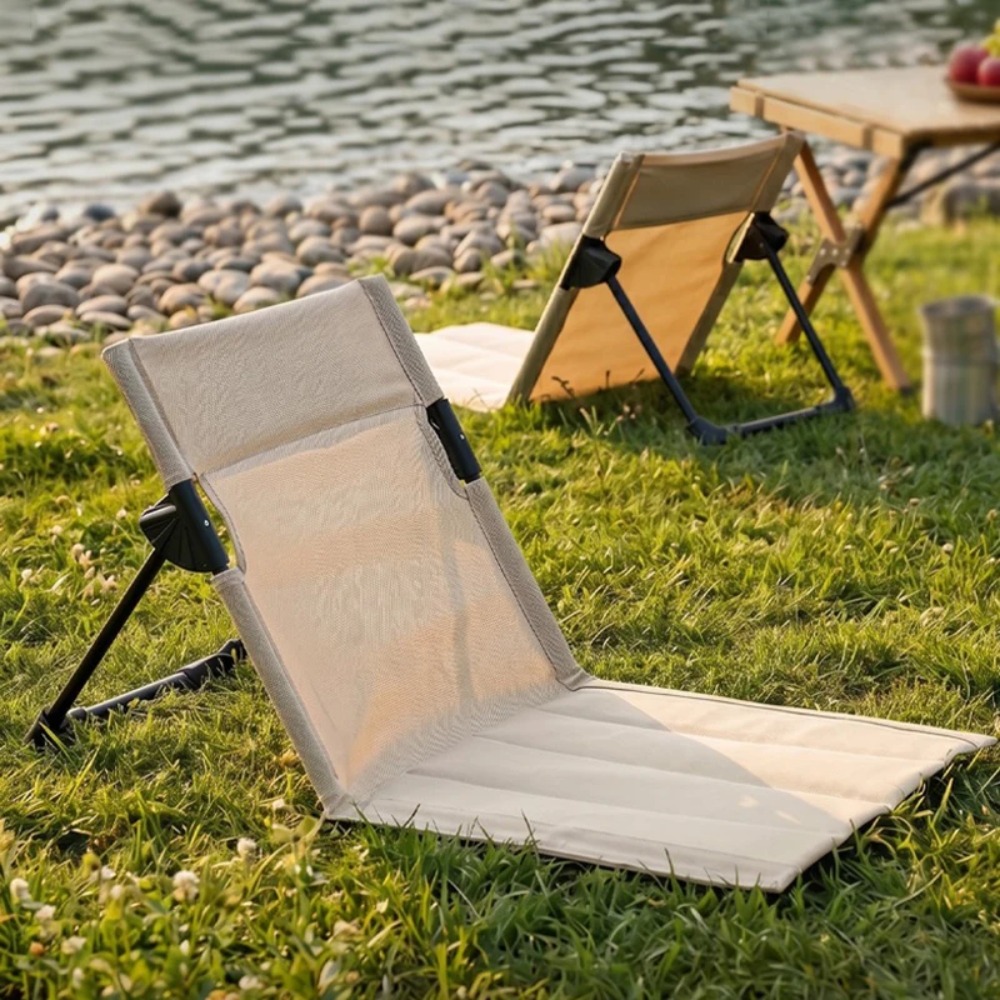 ビーチバケーション折りたたみ椅子公園遊び芝生レジャー背もたれ - Outdoor Camping Recliner のレビューと価格