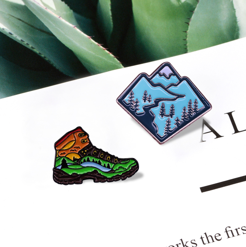 アウトドアフォレストエナメルアドベンチャー,ハイキングブーツ - Outdoor Camping Logo のレビューと価格