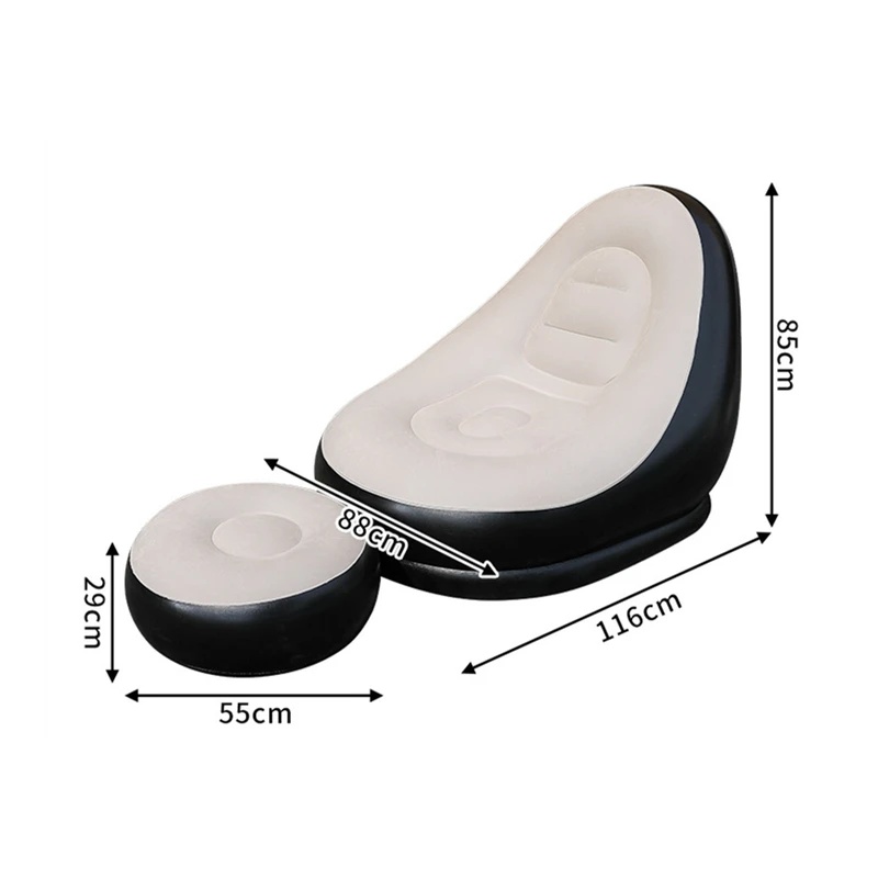 レイジーソファ エアーソファ 折りたたみ式リクライニングチェ - Outdoor Camping Recliner のレビューと価格