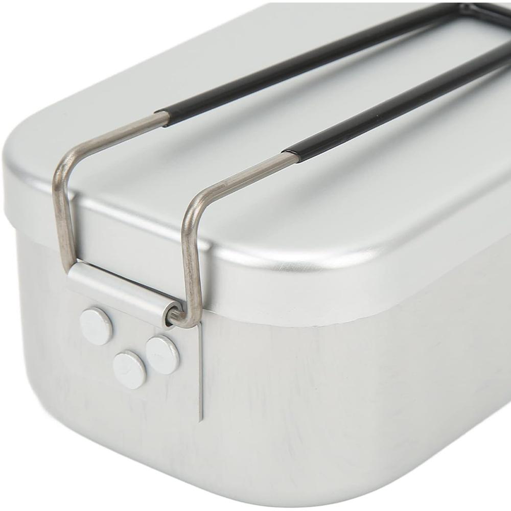 800 ミリリットルアルミ弁当箱屋外キャンプ調理器具食器折り - Outdoor Camping Dining Set のレビューと価格