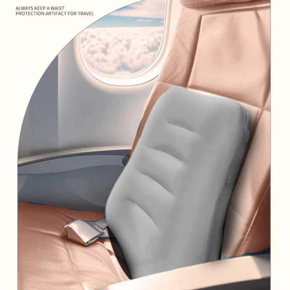 インフレータブルランバーサポート枕爆破旅行クッション腰痛オフ - Camp Pillow Compressible のレビューと価格
