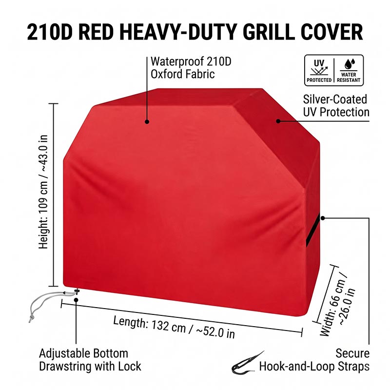 210D BBQカバー 防塵 防水 厚手 アウトドア グリル - Outdoor Camping Trolley のレビューと価格