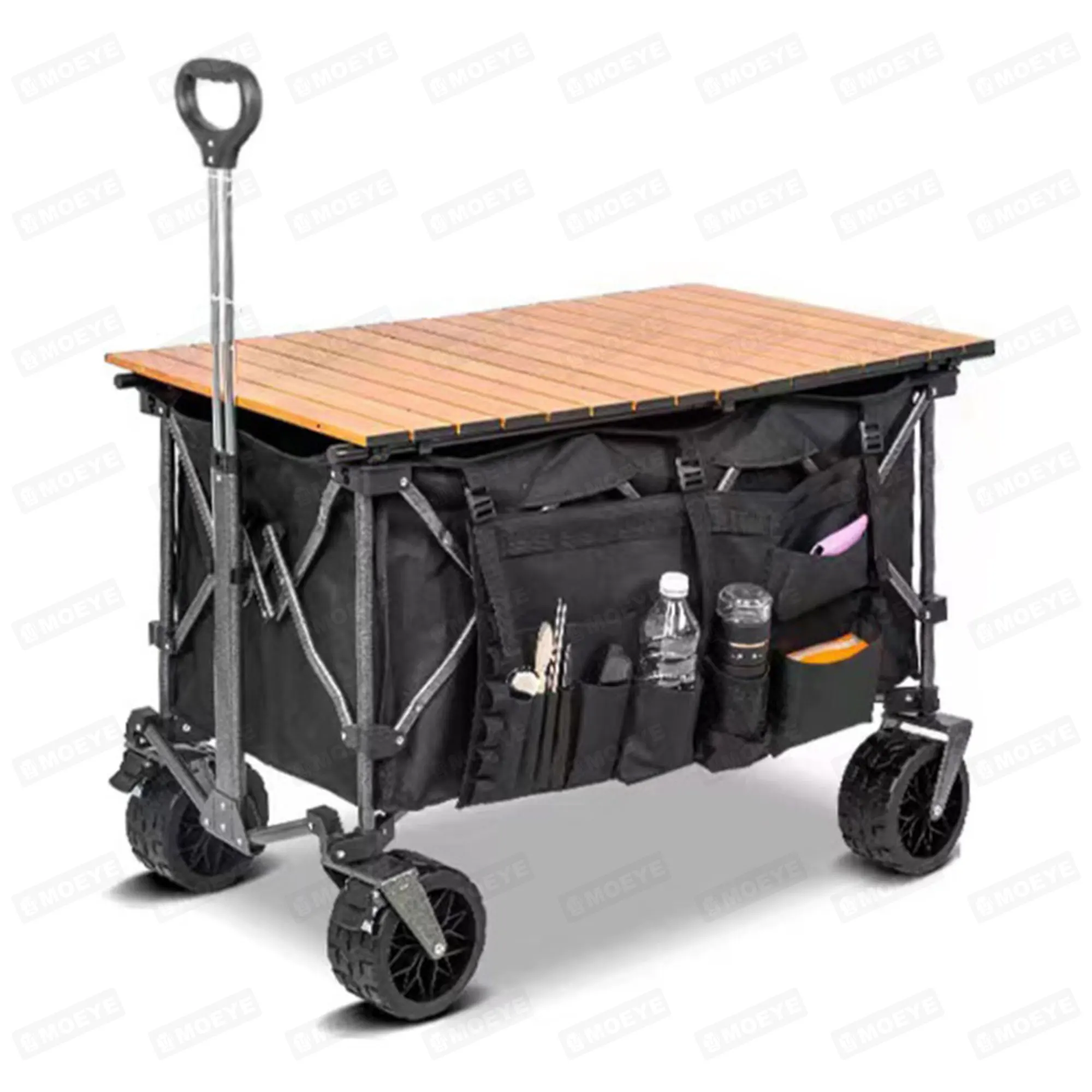 MOEYE キャンプトロリー 220L 大容量折りたたみワゴ - Outdoor Camping Trolley のレビューと価格