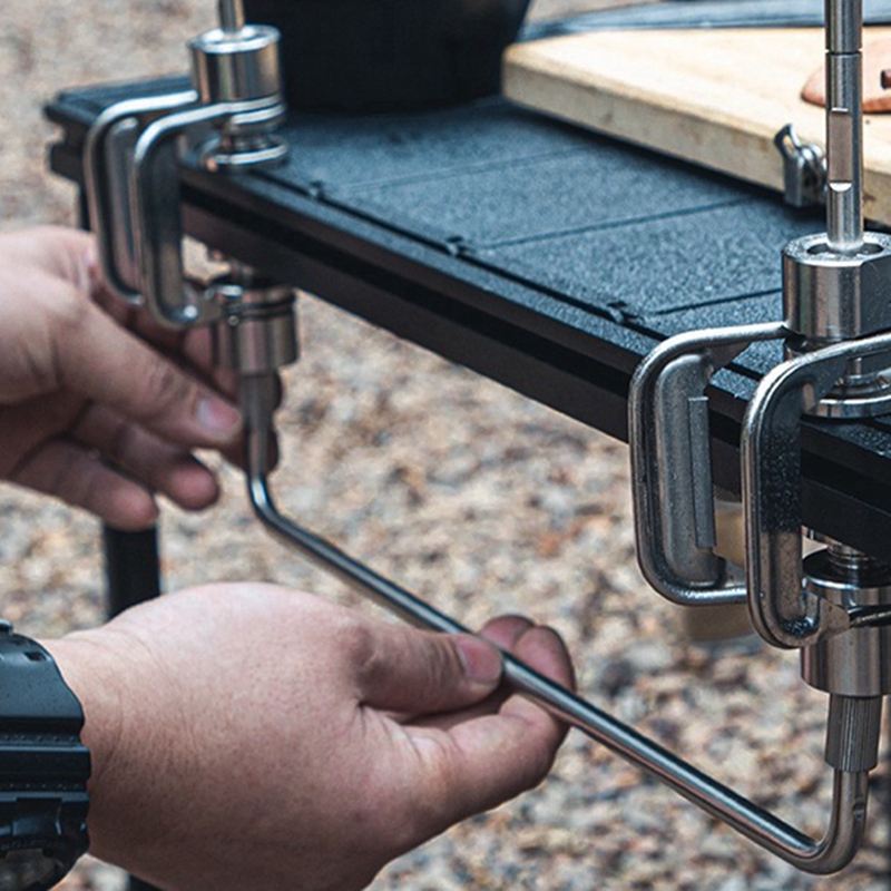 屋外テーブル用品ポータブルライトポールブラケットキャンプテー - Outdoor Camping Table のレビューと価格