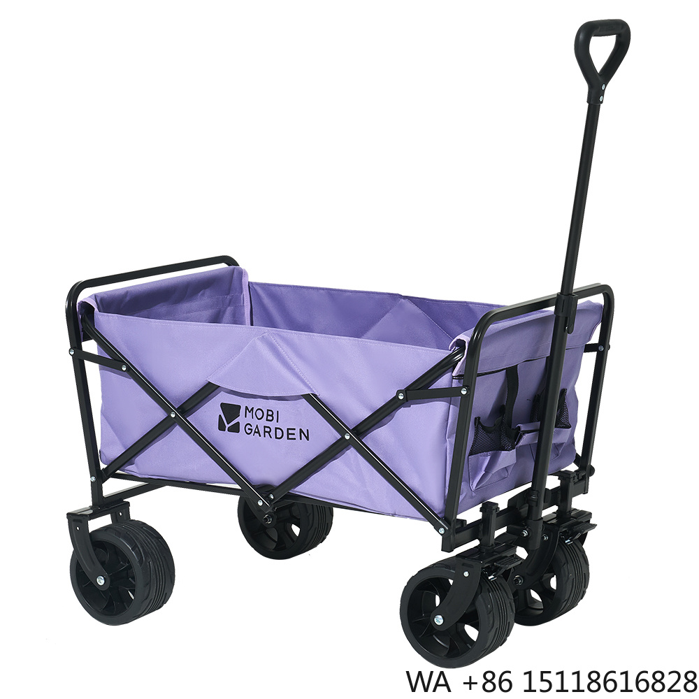 モビガーデン折りたたみ式四輪ポータブルワゴン、キャンプ車やキ - Outdoor Camping Table のレビューと価格