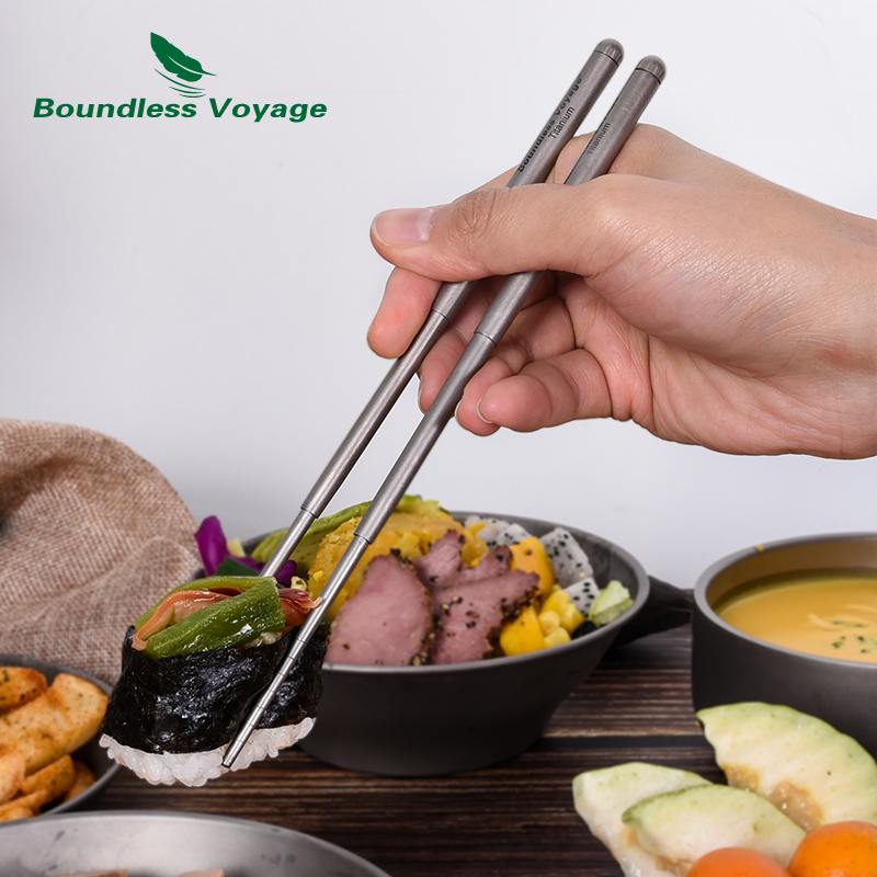 Boundless Voyage チタンキャンプカトラリー折 - Outdoor Camping Dining Set のレビューと価格
