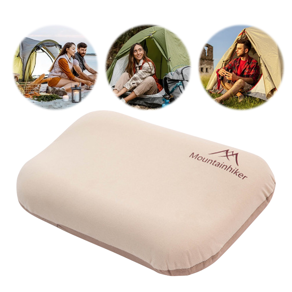 超軽量インフレータブル枕ネックプロテクトアウトドア睡眠枕人間 - Camp Pillow Compressible のレビューと価格