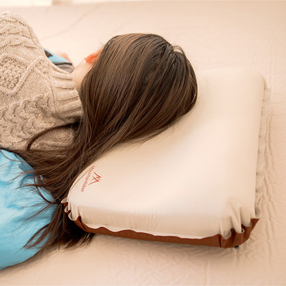 超軽量インフレータブル枕ネックプロテクトアウトドア睡眠枕人間 - Camp Pillow Compressible のレビューと価格