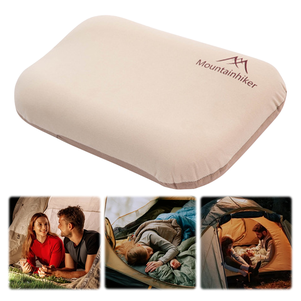 超軽量インフレータブル枕高反発キャンプ用エア枕人間工学に基づ - Camp Pillow Compressible のレビューと価格