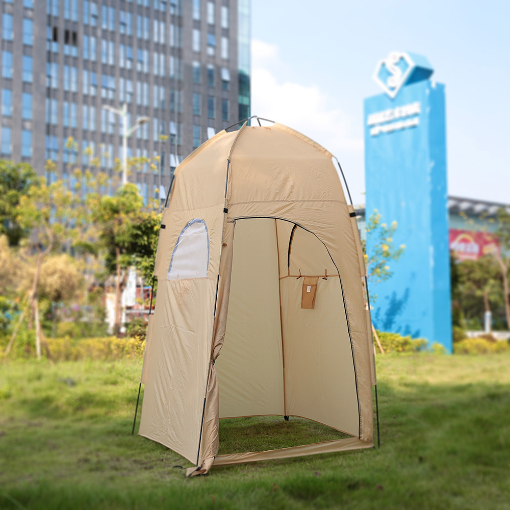 ポータブル屋外シャワー更衣室テントシェルターキャンプビーチプ - Outdoor Camping Toilet Tent のレビューと価格